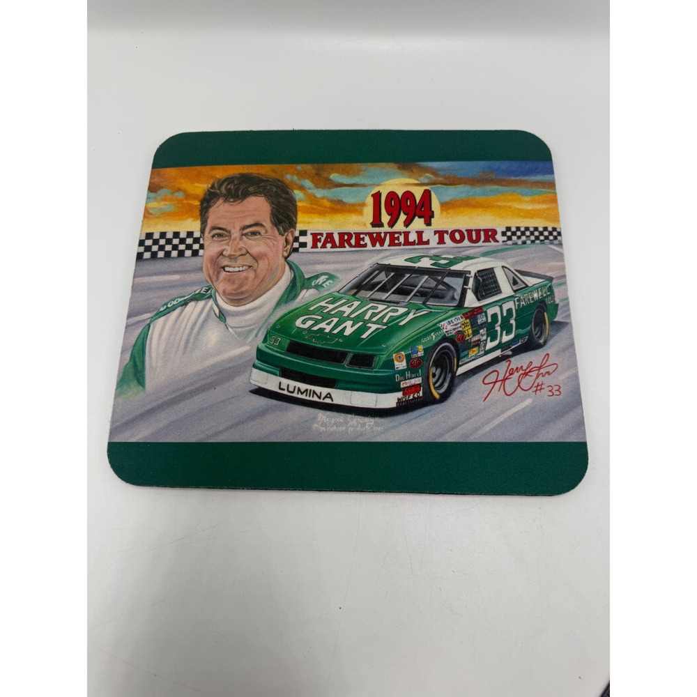 Vintage Harry Gant 1994 Farewell Tour Mouse Pad NASCAR Skoal‎ Bandit #33 Lumina